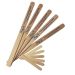 Wooden mixing spatulas250x15x3mm 10x