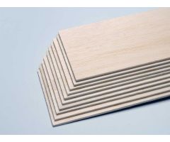 Balsa sheet 7,5 x 100 cm (1,0 mm - 6,0 mm)