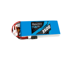 Gens ace 3500mAh 7.4V RX 2S1P Lipo Battery Pack / RX/ TX