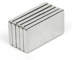 QUADERMAGNET 12X7X2MM VERNICKELT 10STK