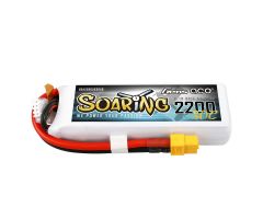 Gens Ace Soaring 2200mAh 11.1V 30C 3S1P Lipo Battery Pack with XT60 Plug